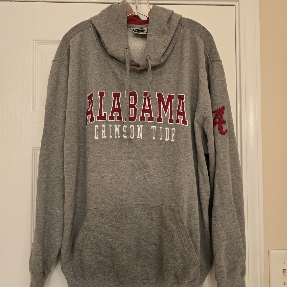 Stadium Athletics Gray Alabama Crimson Tide Hoodie
